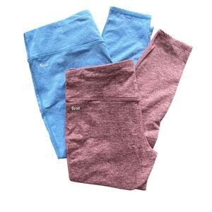 Feat Solace Leggings Sz XL Pink Blue Lot 2